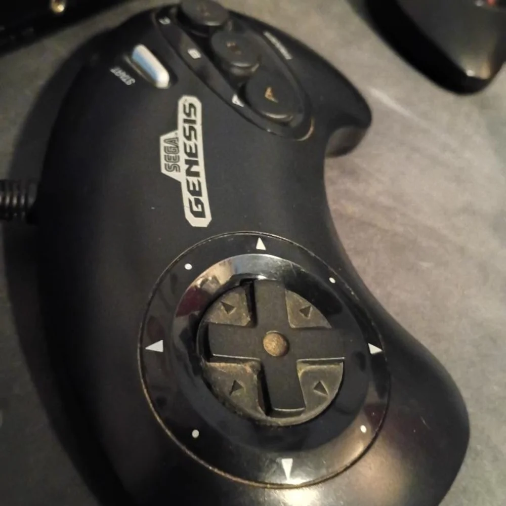 Genesis Black Console with Controllers